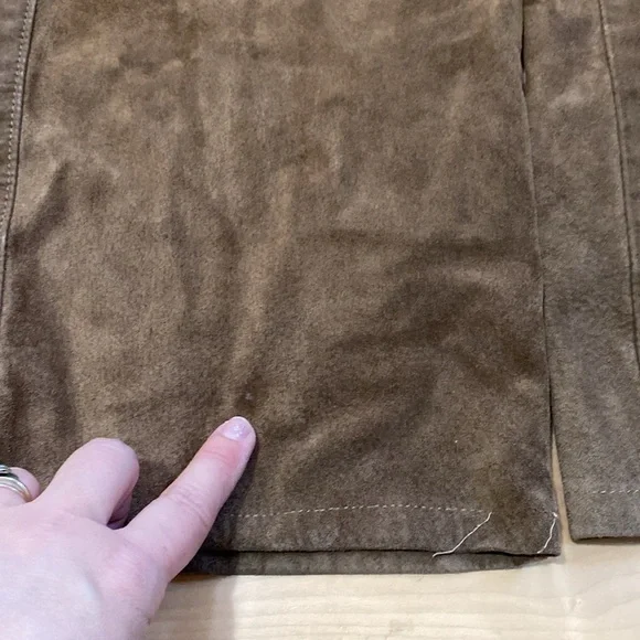 Vintage Brown Suede Pants - Picture 15 of 17